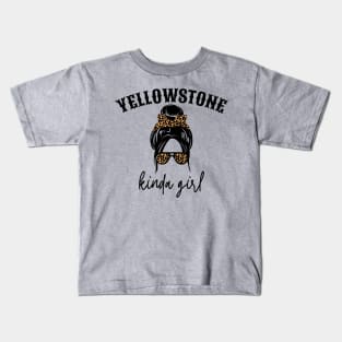 Yellowstone Kinda Girl Kids T-Shirt